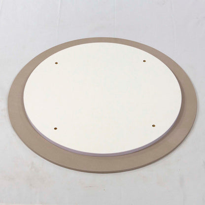 24" Round Sintered Stone Restaurant Table Top, Gloss Pandora Color #KED24-P