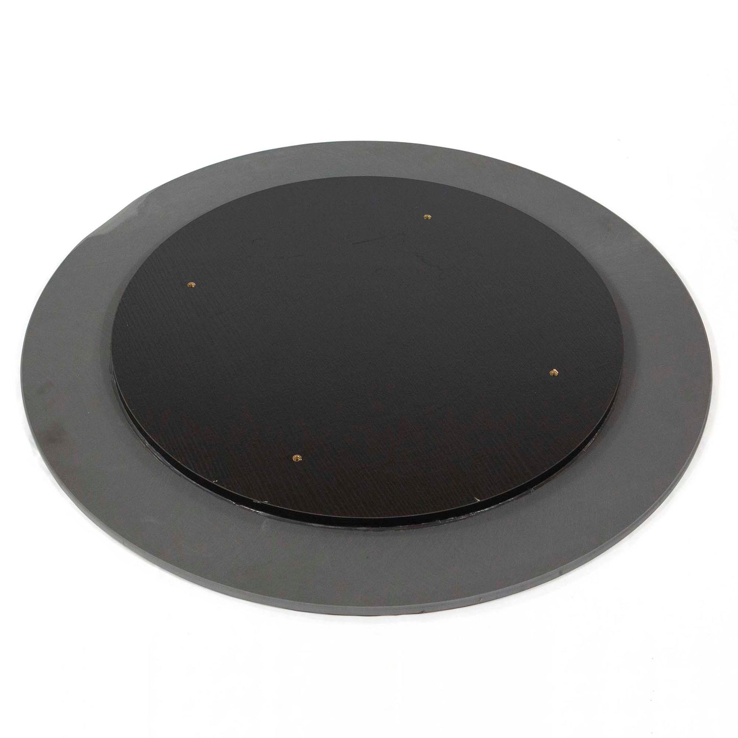 30" Round Sintered Stone Restaurant Table Top, Black Color #KED30-BL