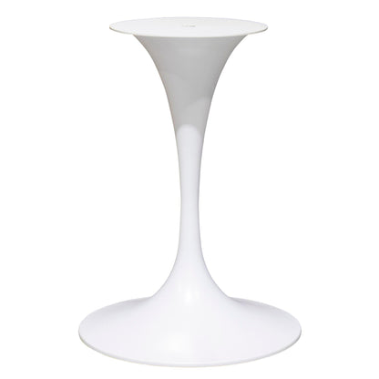 Tulip-Shaped Round Dining Table Base, White Powder Coated #LK2028W