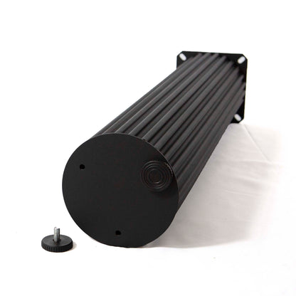 H39" Fluted High Top Table Legs, One Piece #LK482