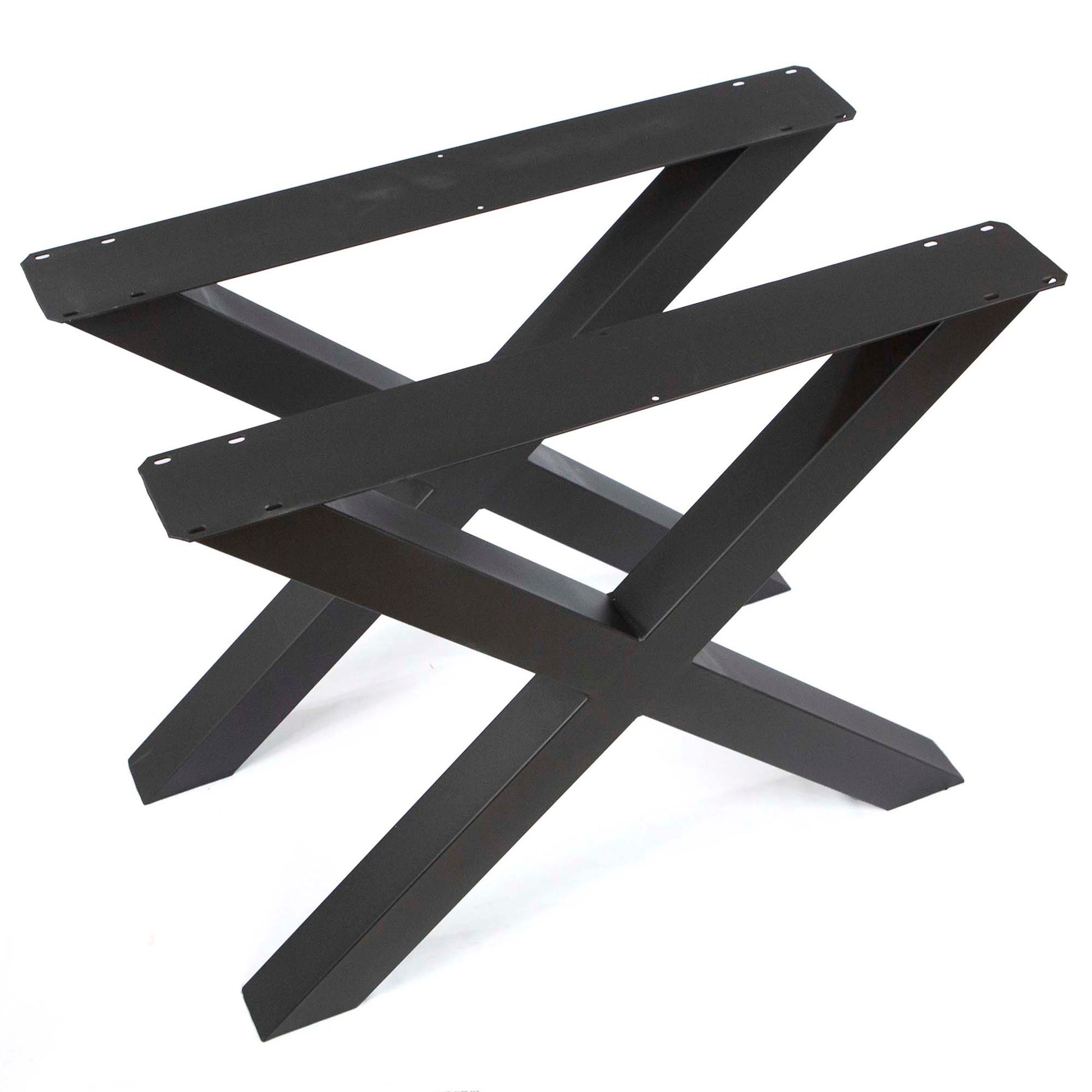 SS019 Extra wide X-shaped dining table legs