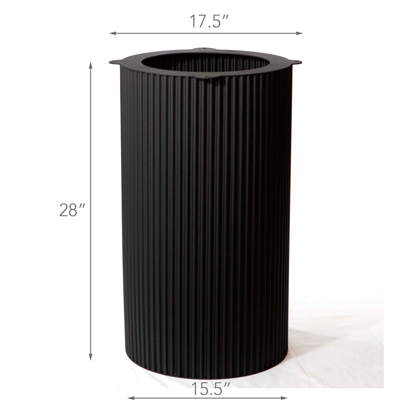 Fluted Round Dining Table Base, #SS022