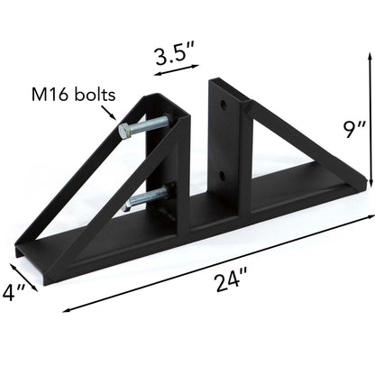 Display Stands for Wood Slab & Table Top, Set/2 #SS023