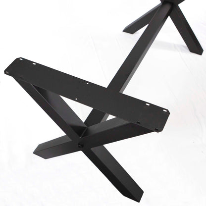 X-Shaped Dining Table Base w/Stretcher, #SS024