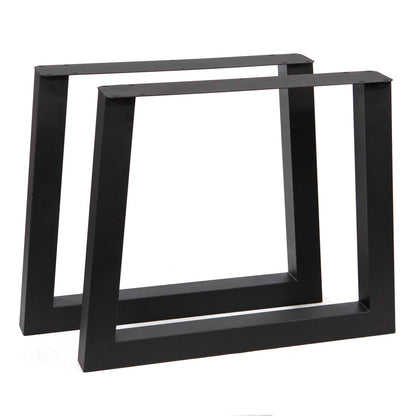 extra wide trapezoid dining table legs