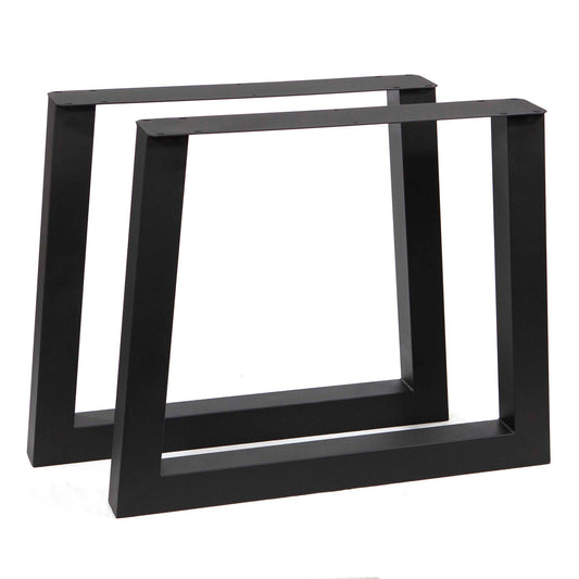 extra wide trapezoid dining table legs