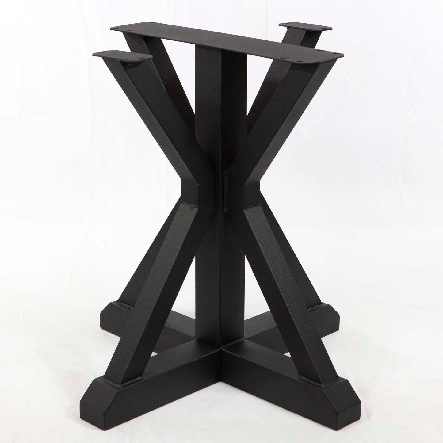 Round Dining Table Legs, 1 Set, Metal Trestle Shape #SS511