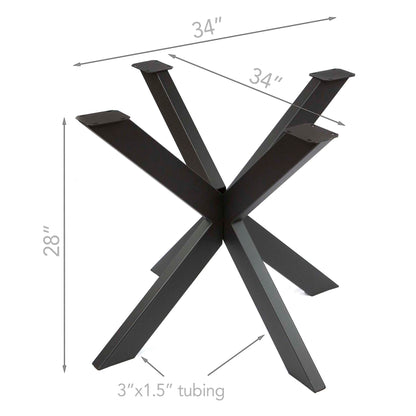 Starburst Spider Round Dining Table Legs #ST2611