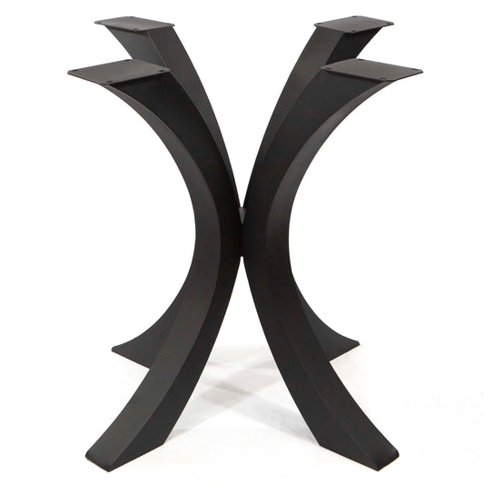 H34" Counter Height Curve Shaped Dining Table Legs, #ST3011F