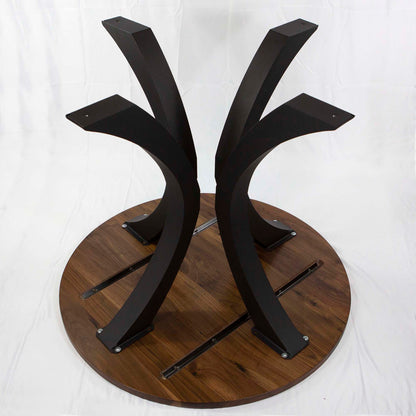 H34" Counter Height Curve Shaped Dining Table Legs, #ST3011F