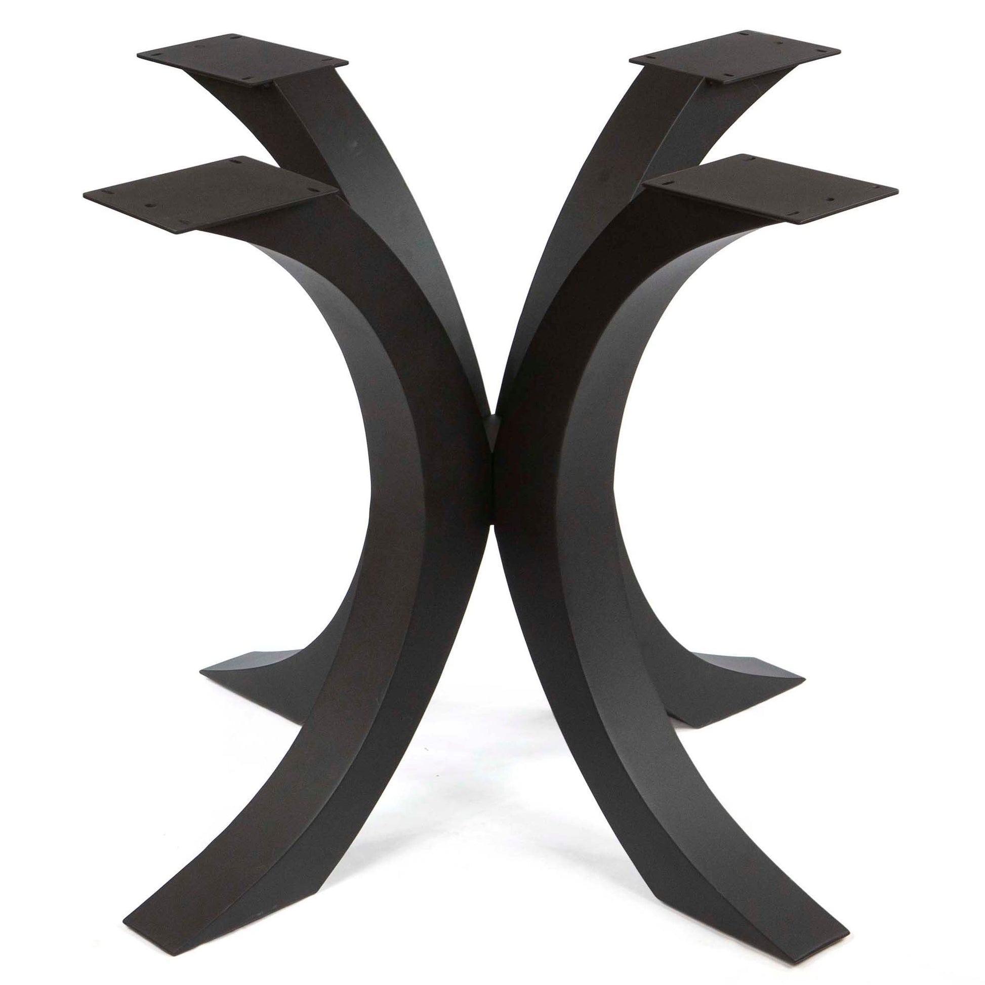 ST3011 flowy butterfly shaped round dining table base