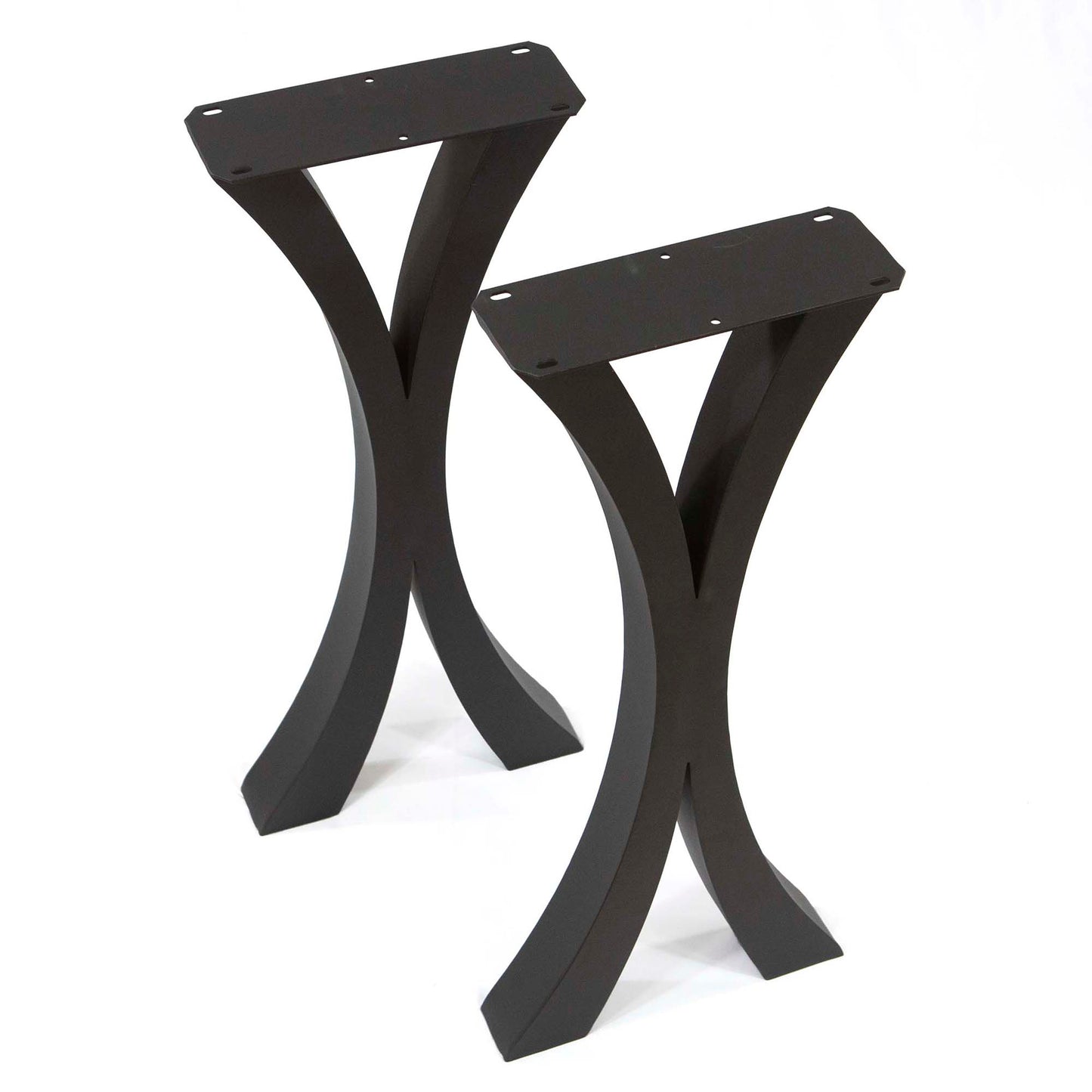 Flowy X-shaped Entryway Console Table legs, 1 Pair #ST3013B