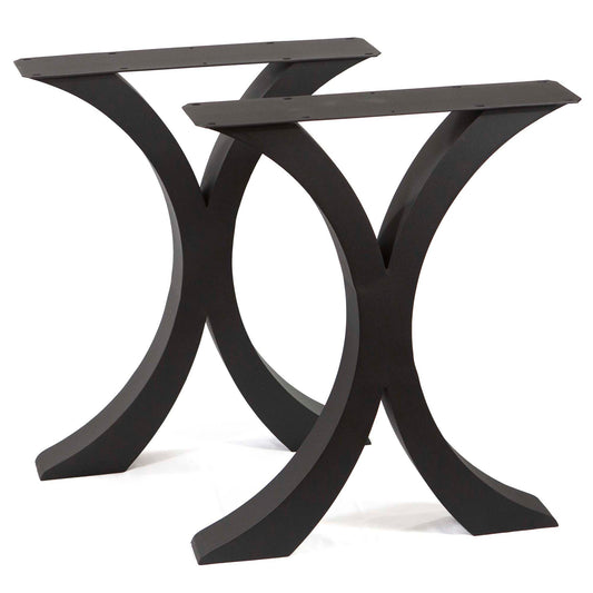 x-shaped table legs for office desks