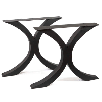 Extra Wide Flowy X-Shaped Dining Table Legs, 1 Pair #ST3013T
