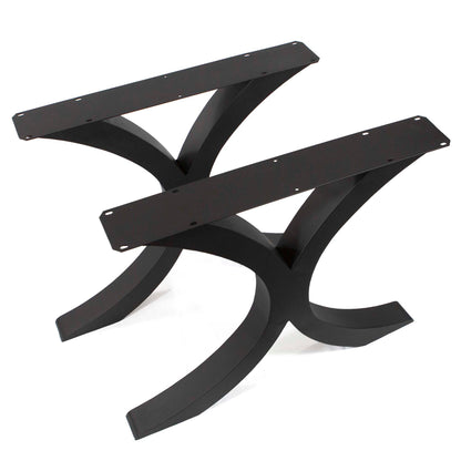 Extra Wide Flowy X-Shaped Dining Table Legs, 1 Pair #ST3013T