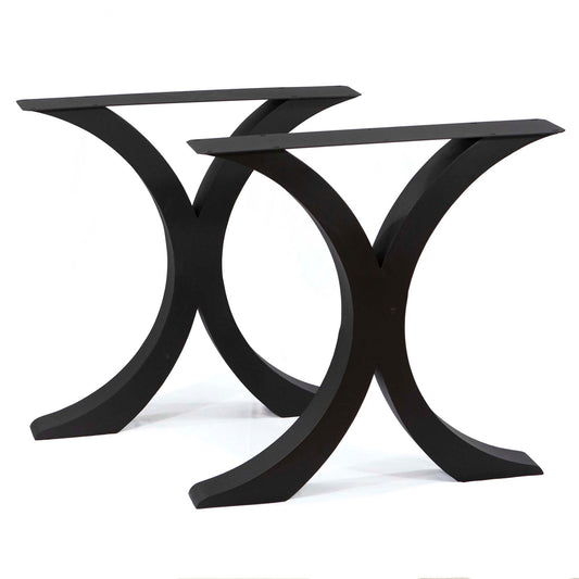 ST3013 flowy X-shaped dining table legs