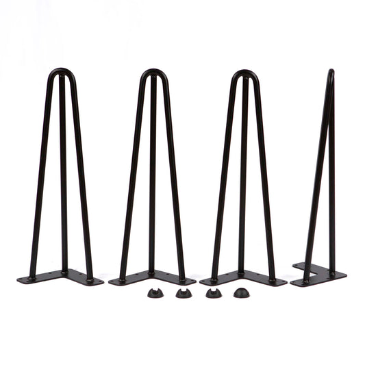 W5032C 16 inch hairpin bench and coffee table legs