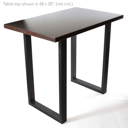H40 x W23" Bar Height Pub Table Legs, 1 Pair #W5036N23