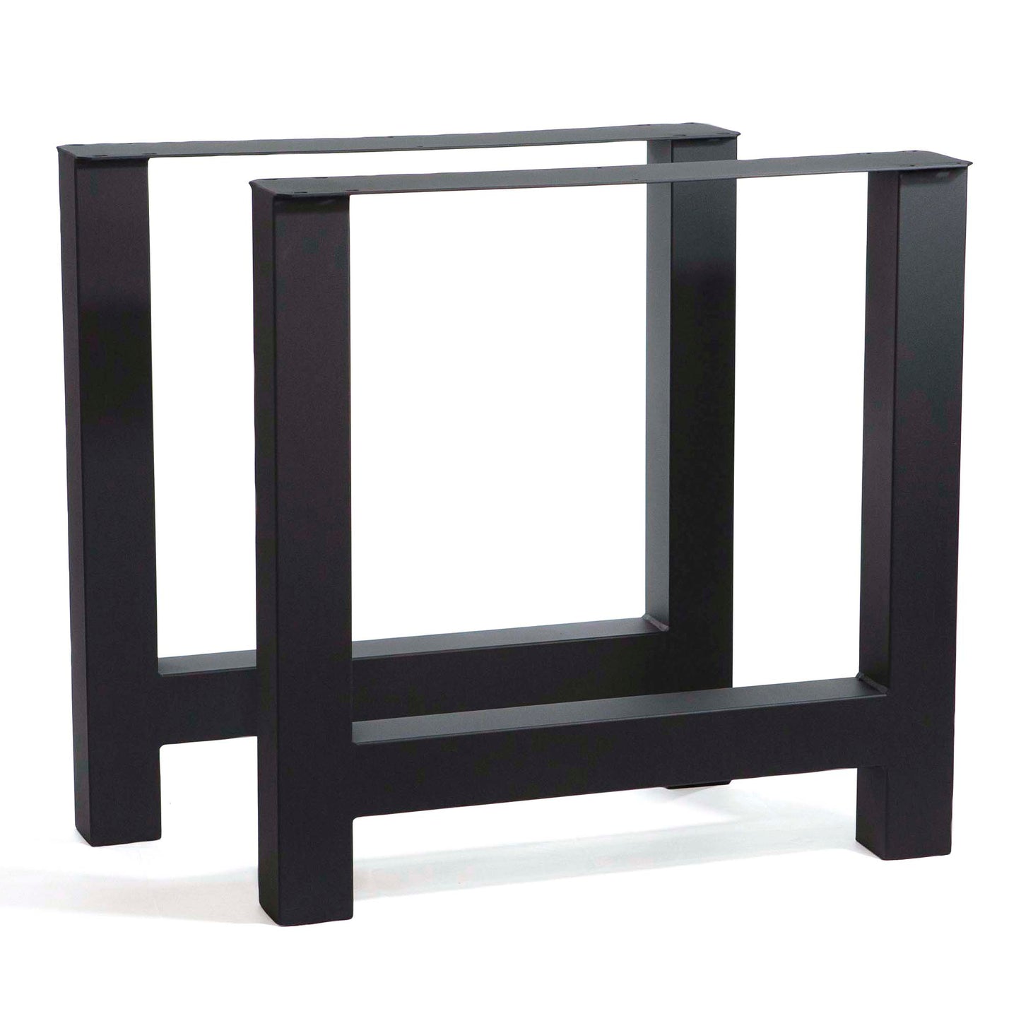 H-Shaped Dining Table Legs, Made in 3"x3" Tubing, 1 Pair #W5043A