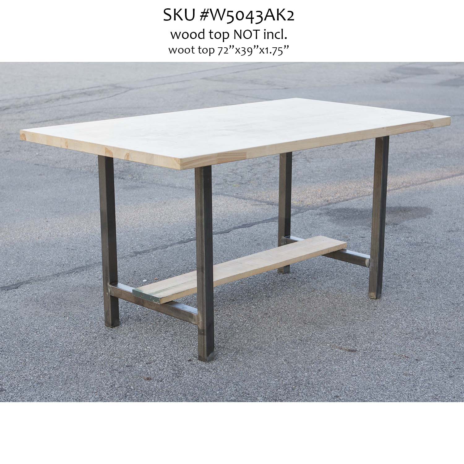 metal table legs, at 34" tall, for counter height kitchen dining table, ship in Canada & USA