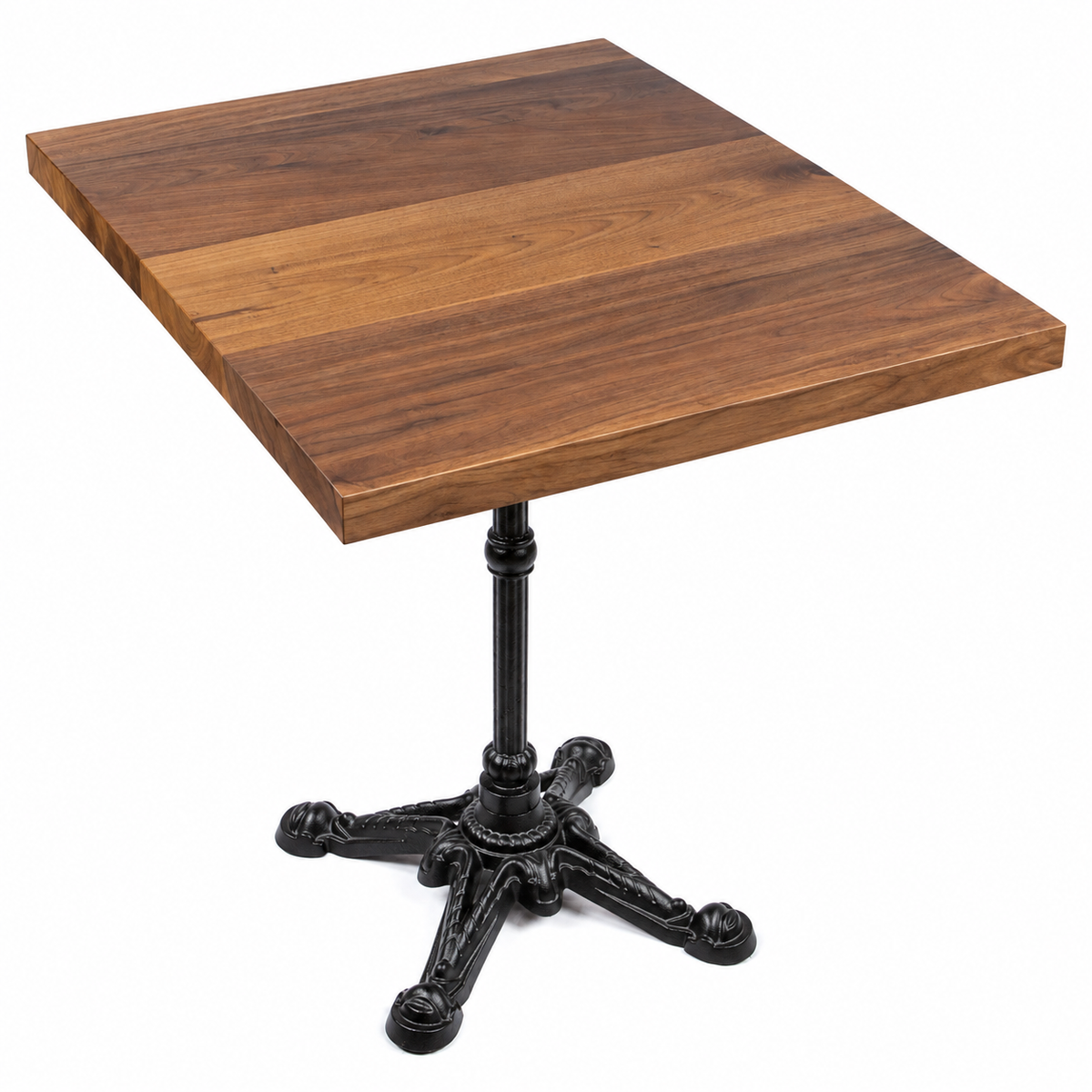 24 x 24" Black Walnut Commercial Table Top