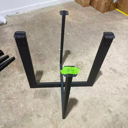 Clearance #9 | Round Dining Table Legs, 1 Set, Metal R Cross Shape #SS1411