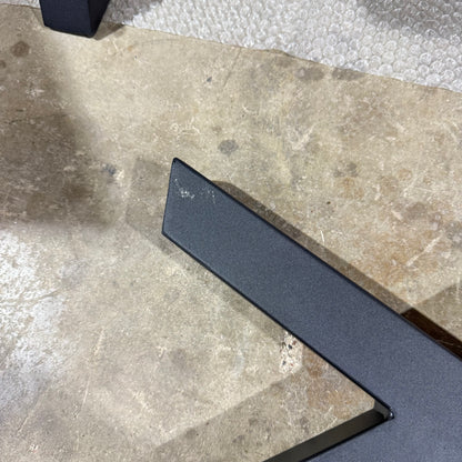 Clearance #12 | Metal Bench Leg Base, 1 Pair, X Shape #W5037E