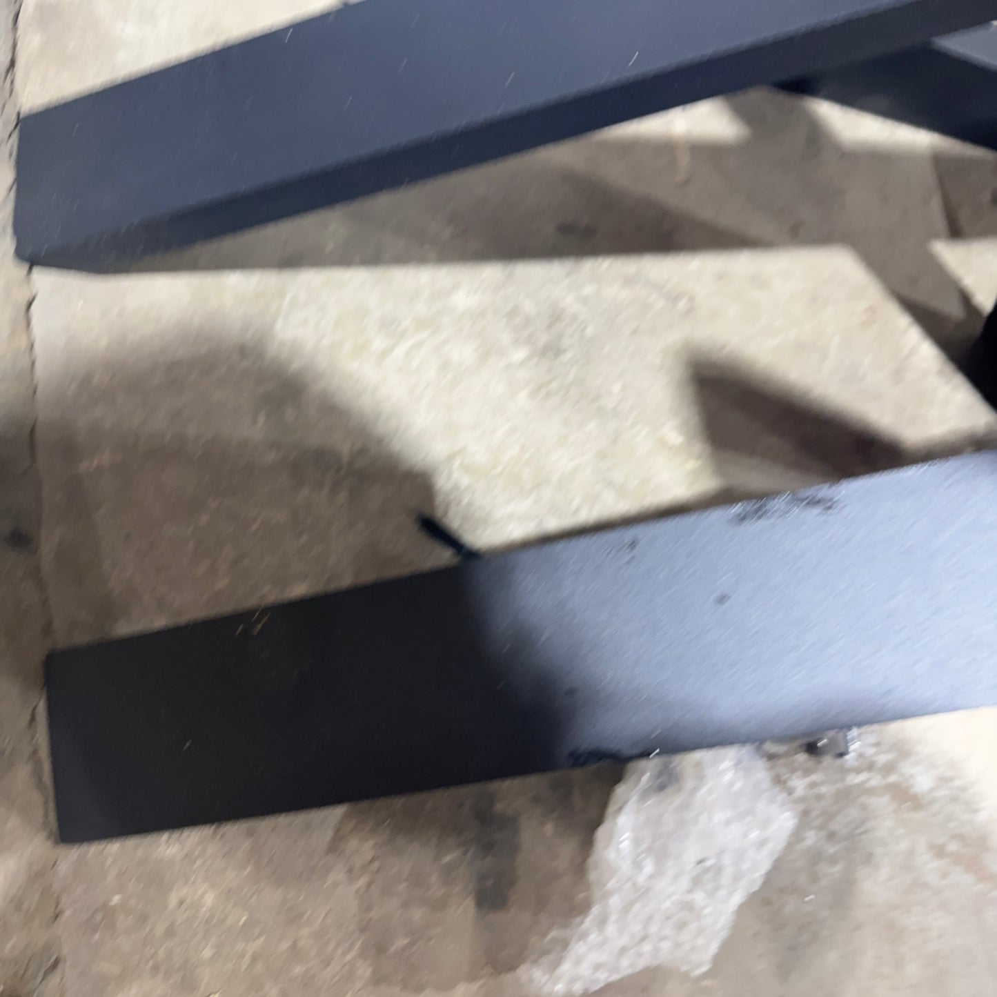 Clearance #15 | Aluminum X-Shaped Outdoor Dining Table Legs, 1 Pair #A004A