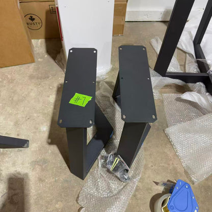 Clearance #7 | Cress Shaped Coffee Table Legs, 1 Pair #SS420