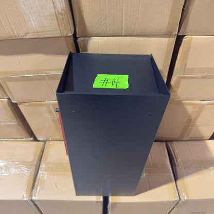 Clearance #14 | Regular Size Post-Mounted Mailbox, Contemporary Design #HC100