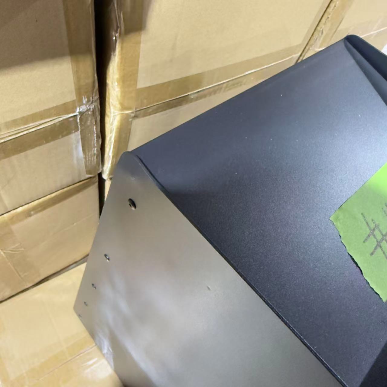 Clearance #14 | Regular Size Post-Mounted Mailbox, Contemporary Design #HC100