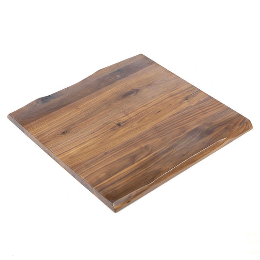 black walnut table top 24" x 24",square solid black walnut tabletop with smooth finish and natural wood grain
