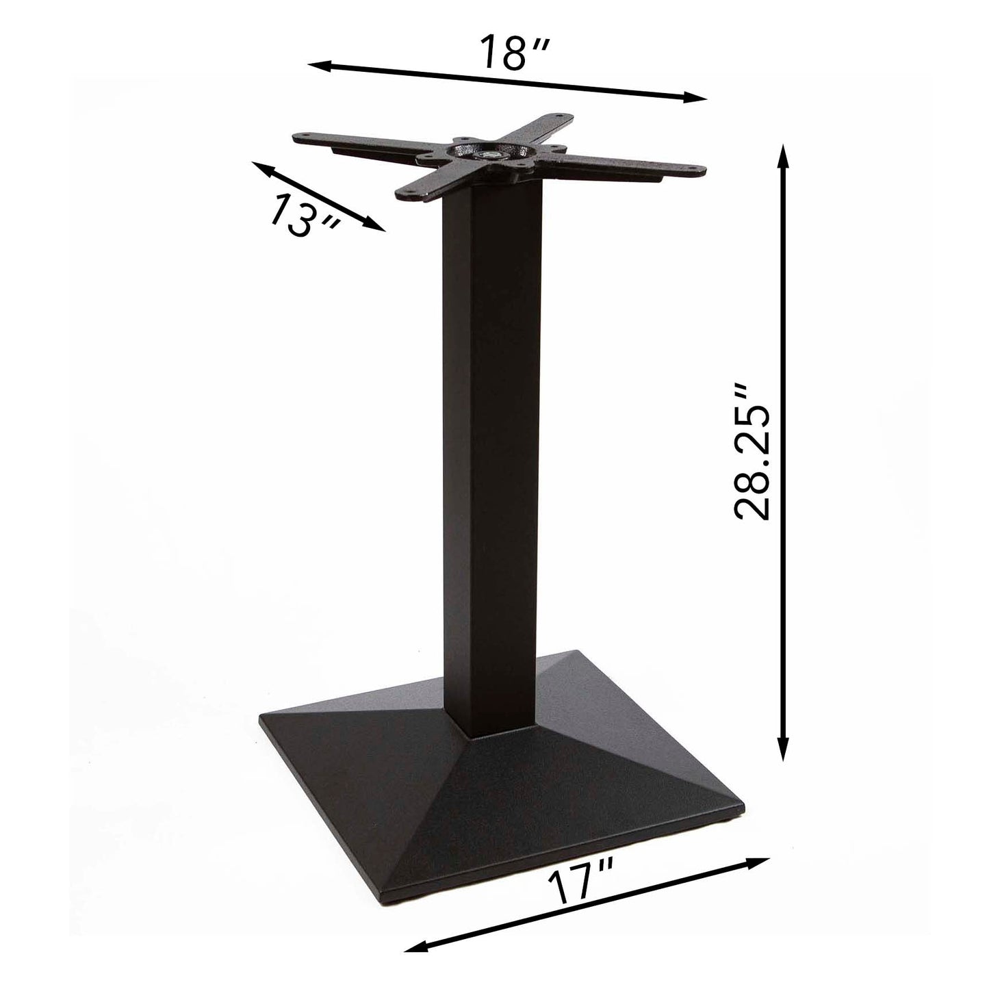 24 x 24" Sintered Stone Restaurant Cafe Table, Gloss Pandora Color #J11S2424P